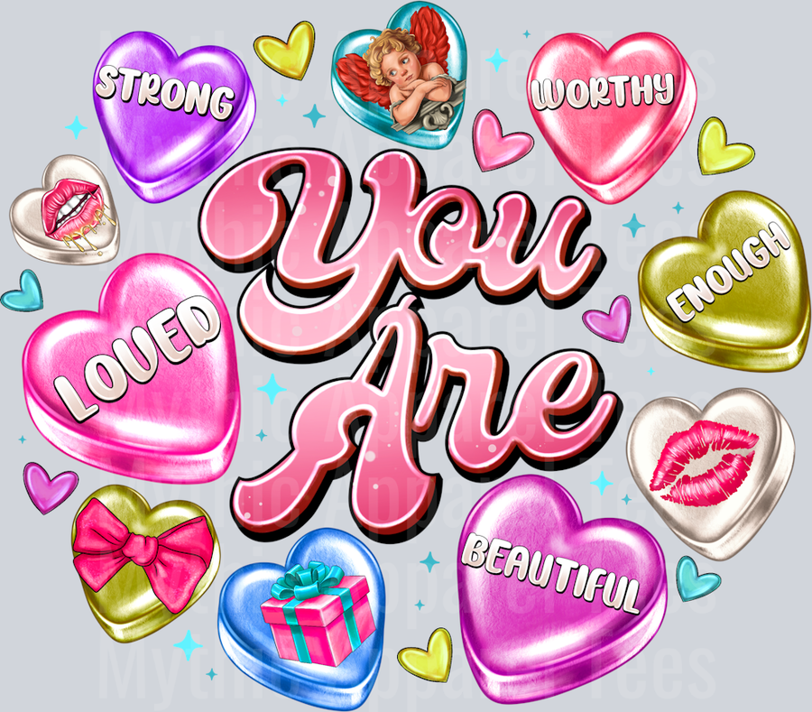 You Are Heart Candy words Valentines Day