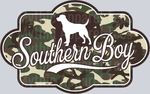 Southern Boy, Camo Transfers, Dog, Hunting Theme, Outdoor, Country Style, DTF Transfer