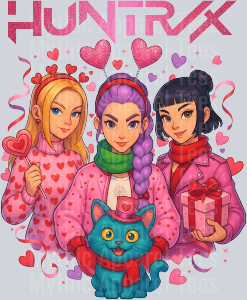 K-Pop Demon Hunters HUNTERX Valentines Day Transfers