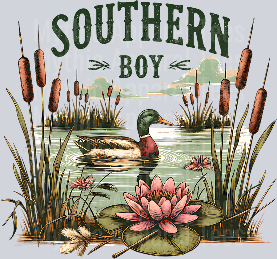 southern boy ducks Duck Flower DTF Southern Transfers