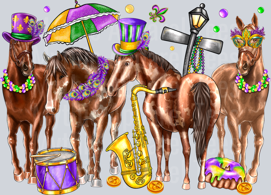 Mardi Gras Horse