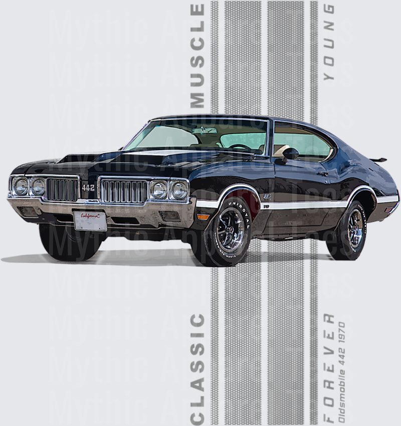 Olds 442 Classic American Muscle Cars Vintage T-Shirt