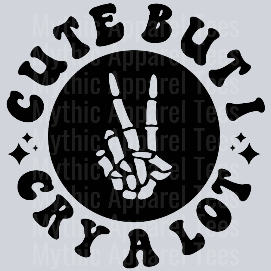 Cute But We Cry A Lot Pocket Design