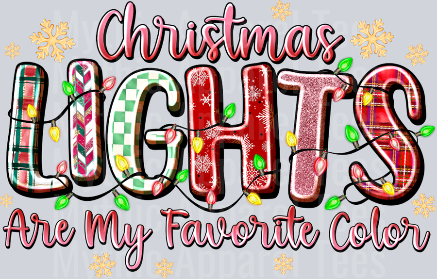 Christmas Lights are my favorite color