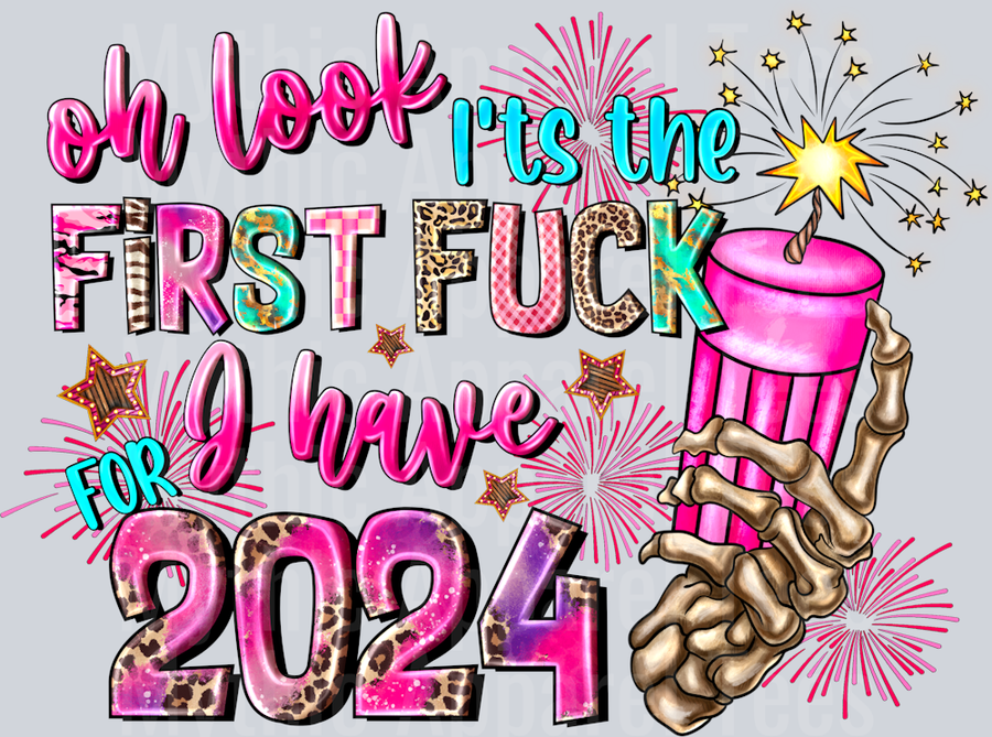 Oh Look Its The First Fuck I Have For 2024