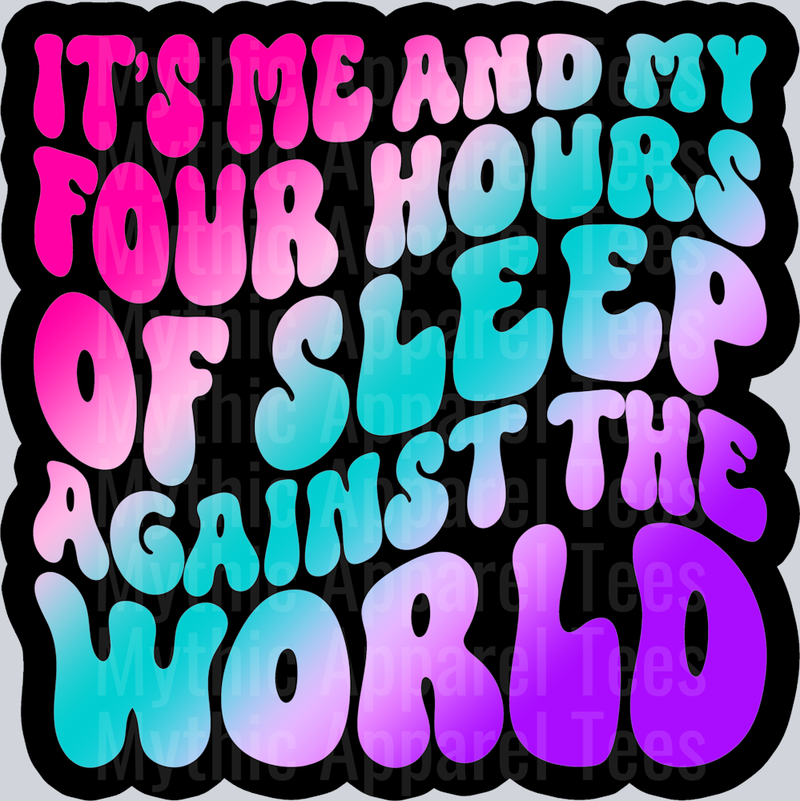 Color Its Me And My Four Hours Of Sleep