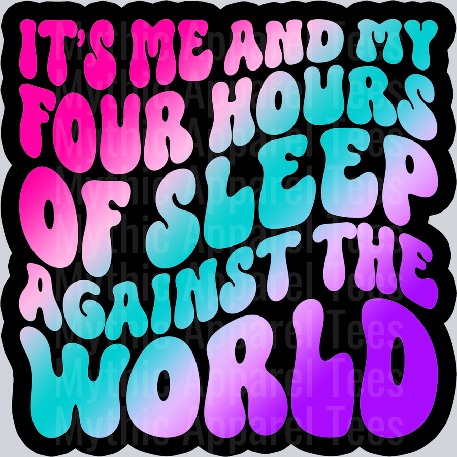 Color Its Me And My Four Hours Of Sleep