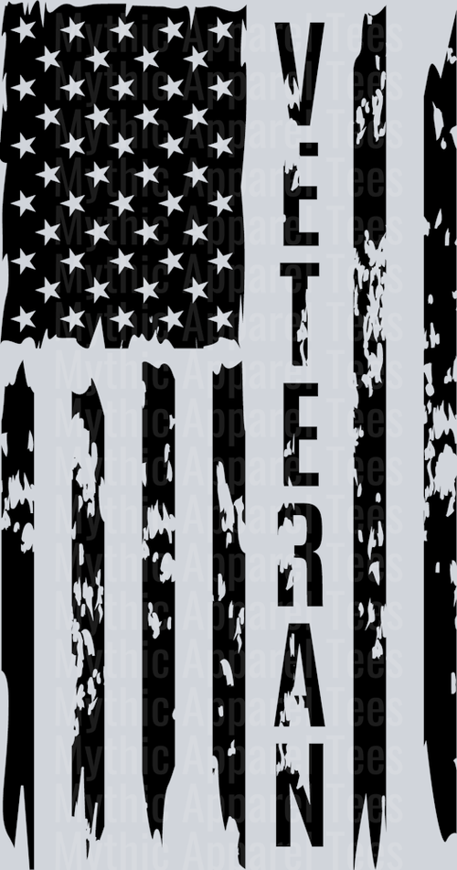 Veteran usa flag design Military DTF Patriotic Transfers