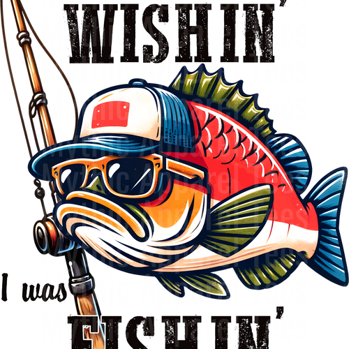 Fishing DTF Transfer
