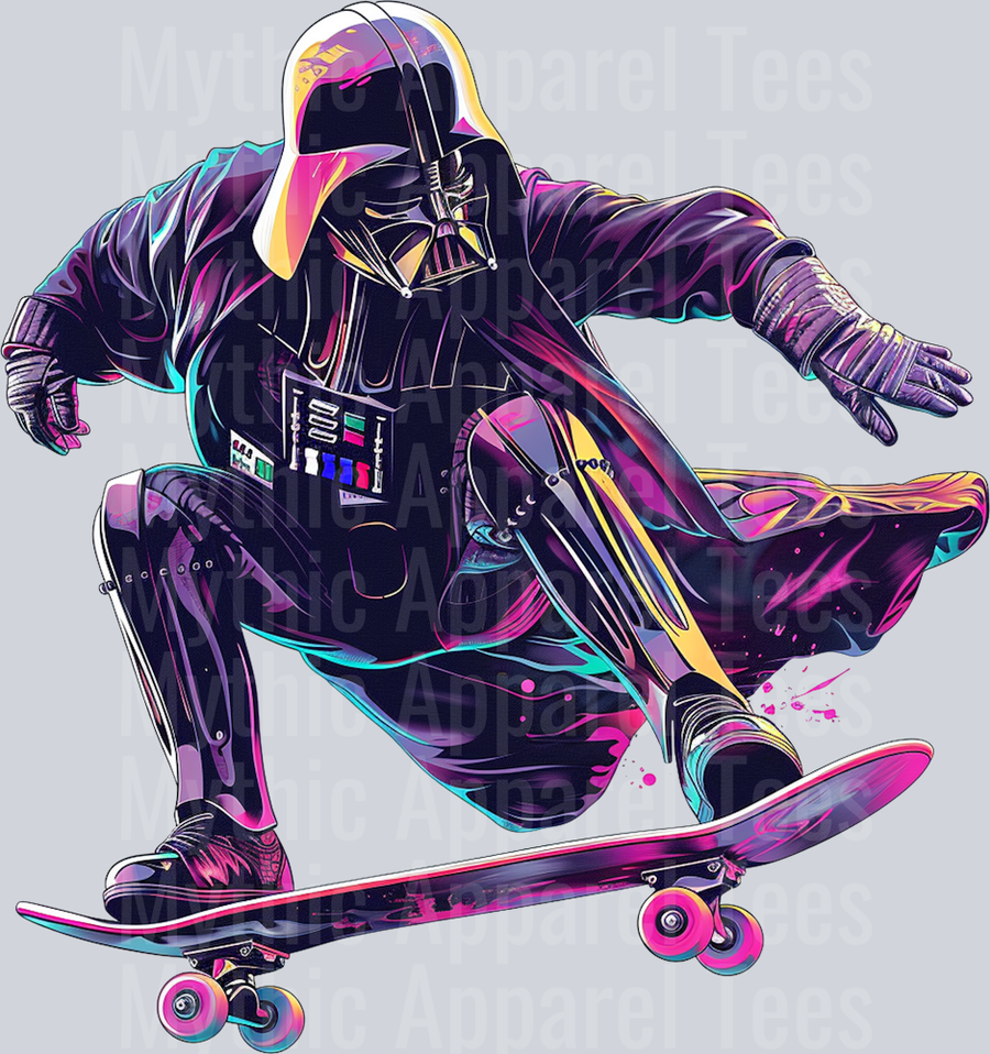 Darth Vader Skateboarding