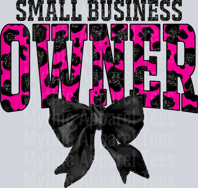 Pink Leopard Small Business Owner