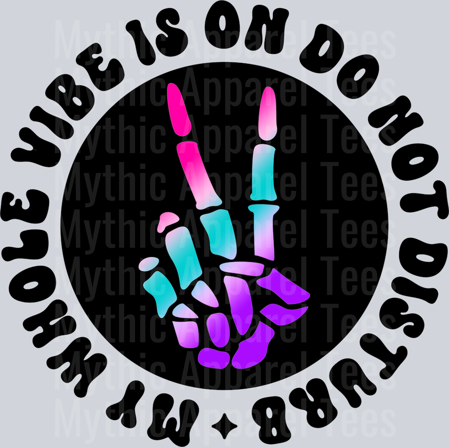 Color My Whole Vibe Is On Do Not Disturb Pocket