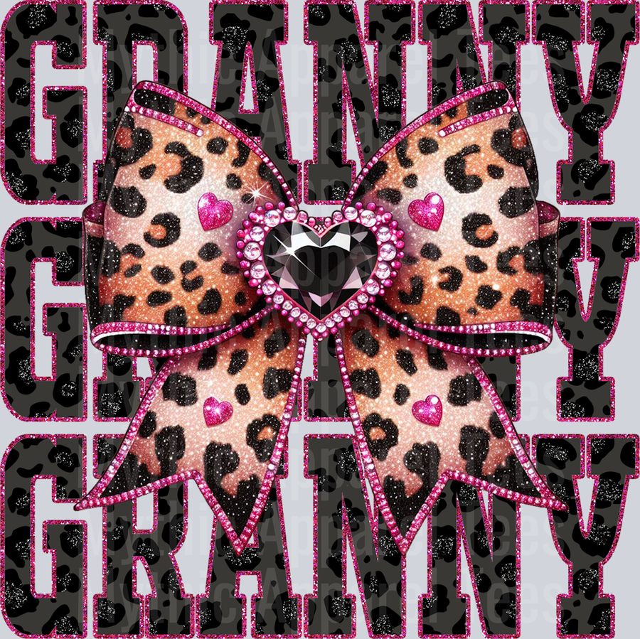 Leopard Bow Granny