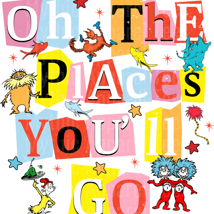 Dr Suess DTF Transfer