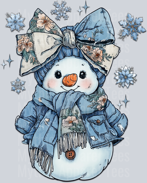 denimsnowmansnowflakes