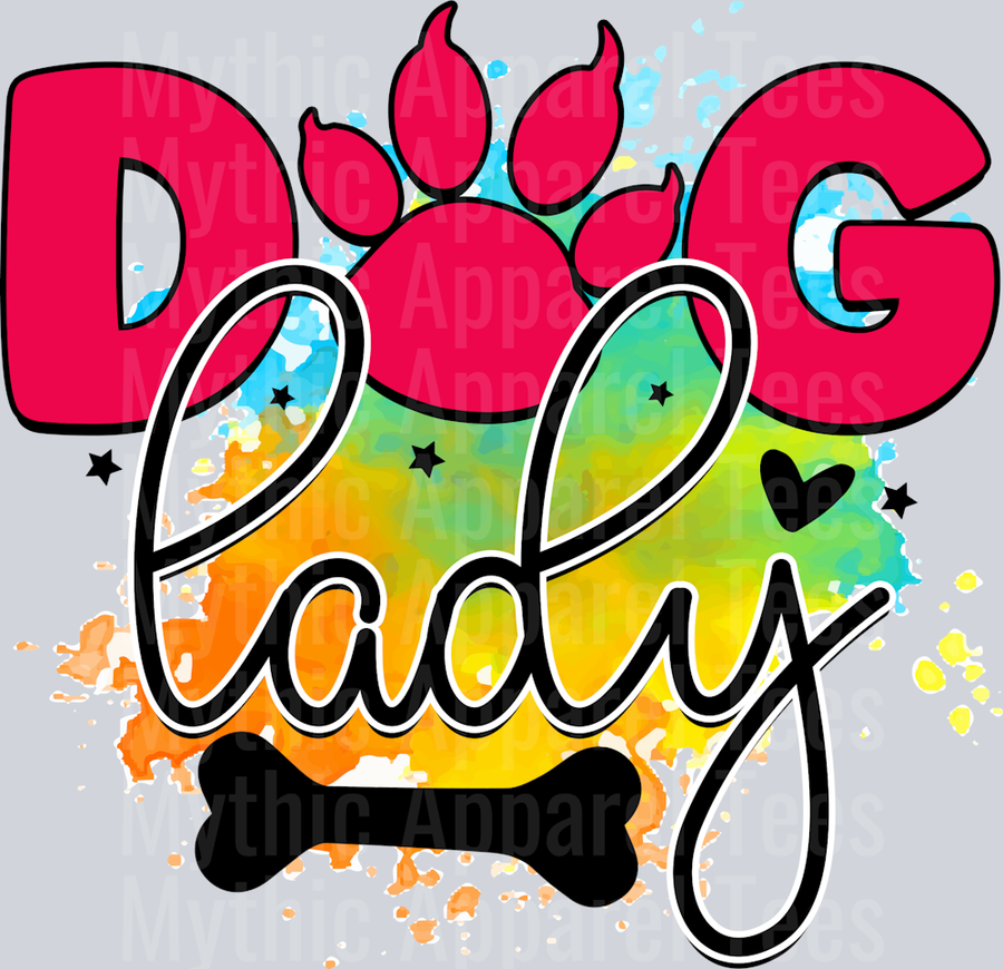 Rms0091-4 dog lady