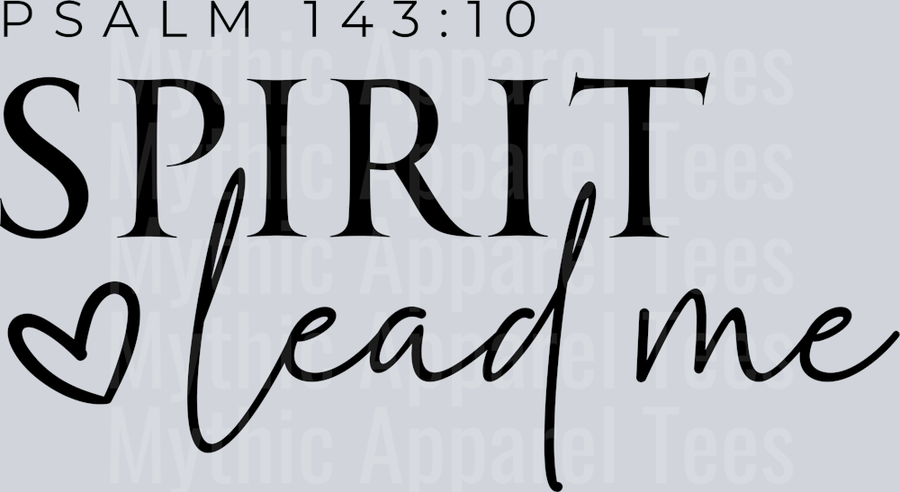 Spirit Lead Me DTF Religious Transfers