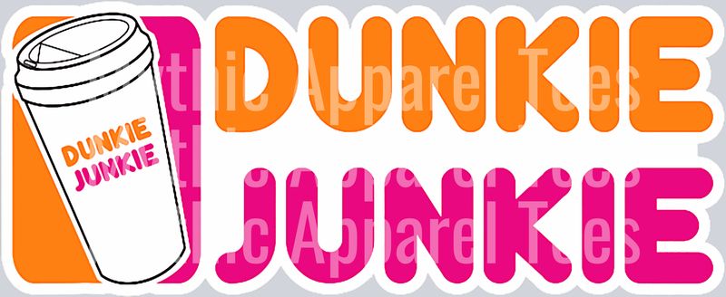 Dunkie Junkie DTF Coffee Transfers