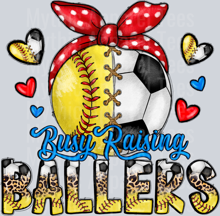Busy Raising Ballers Softball And Soccer