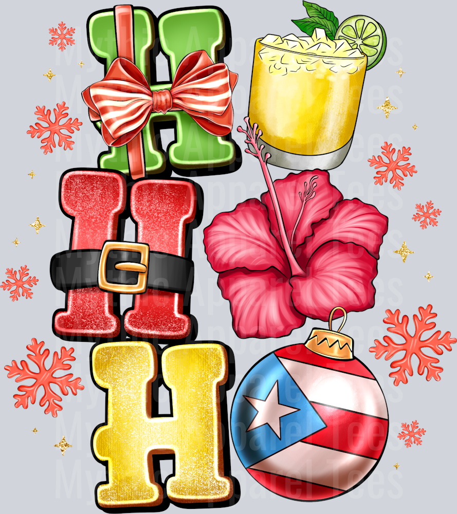 HO HO HO Puerto Rico Christmas