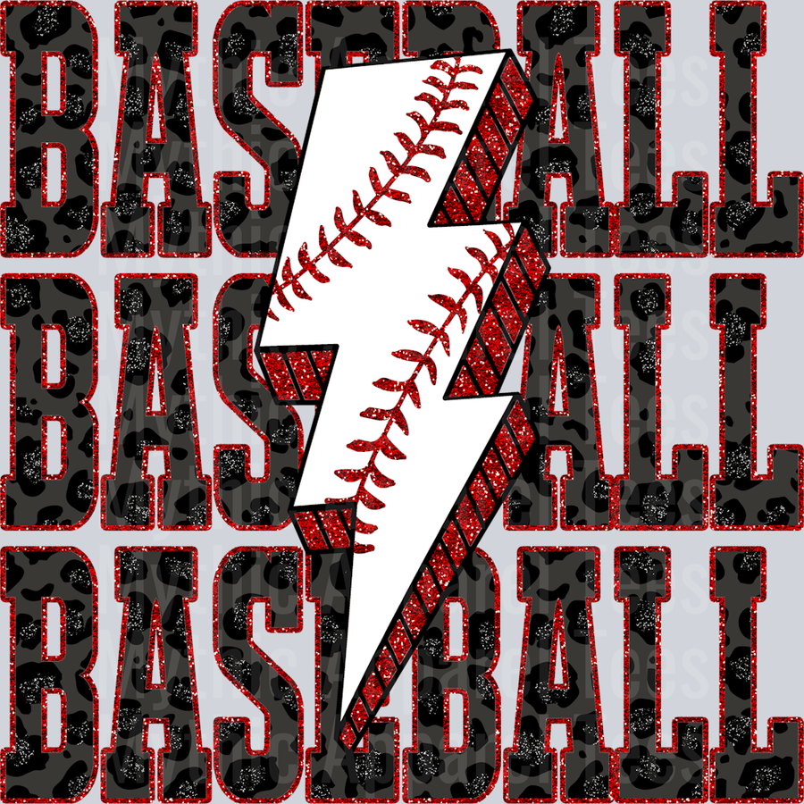 Baseball Stacked School Spirit & Sports