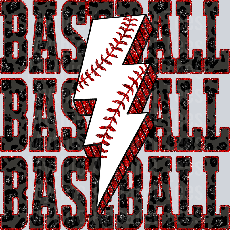 Baseball Stacked School Spirit & Sports