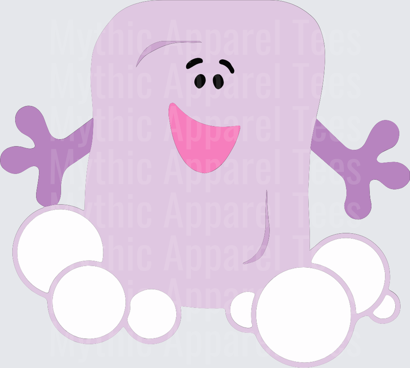 Blues Clues Magenta Happy Smiling Purple Character Sitting