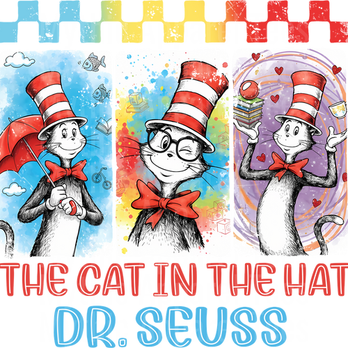 Dr Suess DTF Transfer