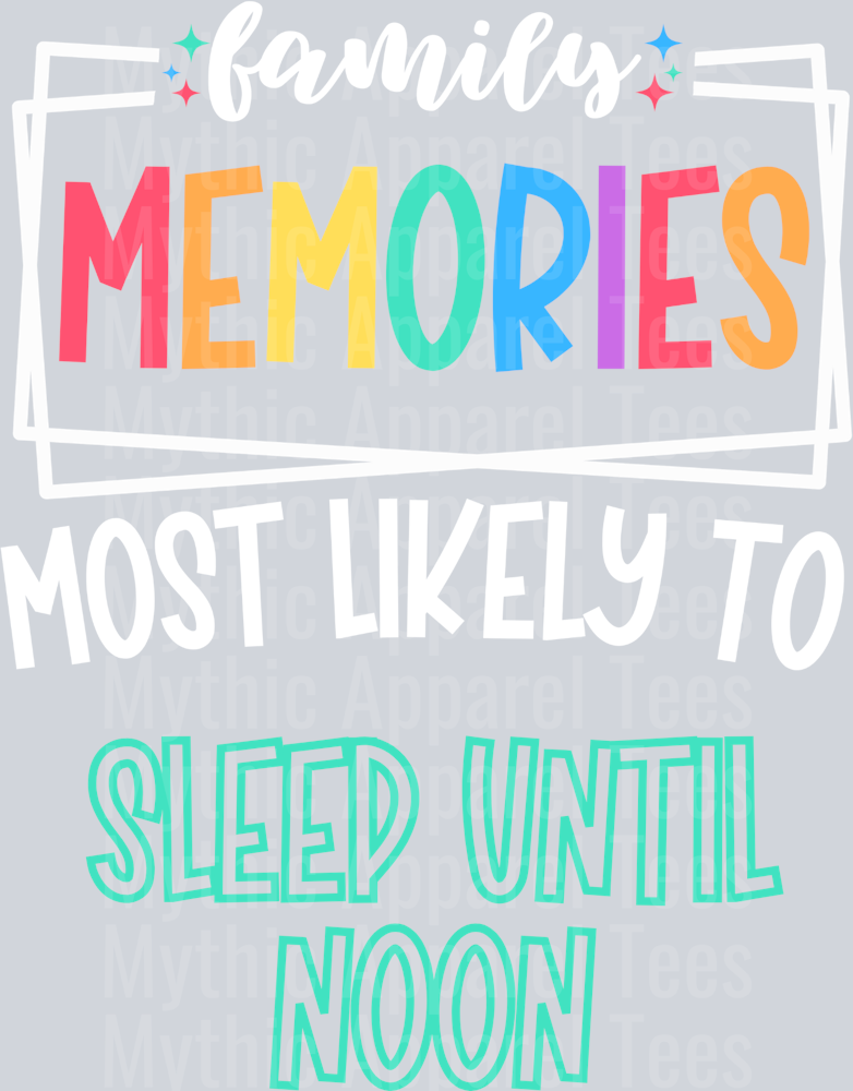 sleep until noon