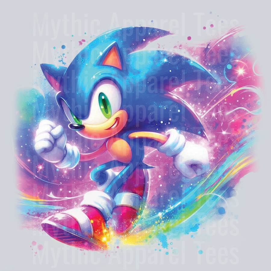 Sonic The Hedgehog 6 Colorful Pop Art Pop Culture Cosmic style