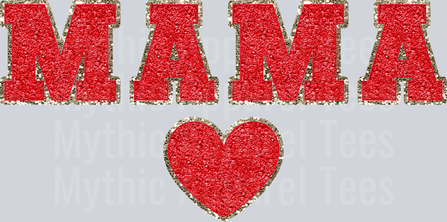 Mama Wavy Retro Funny Designs Valentines Day