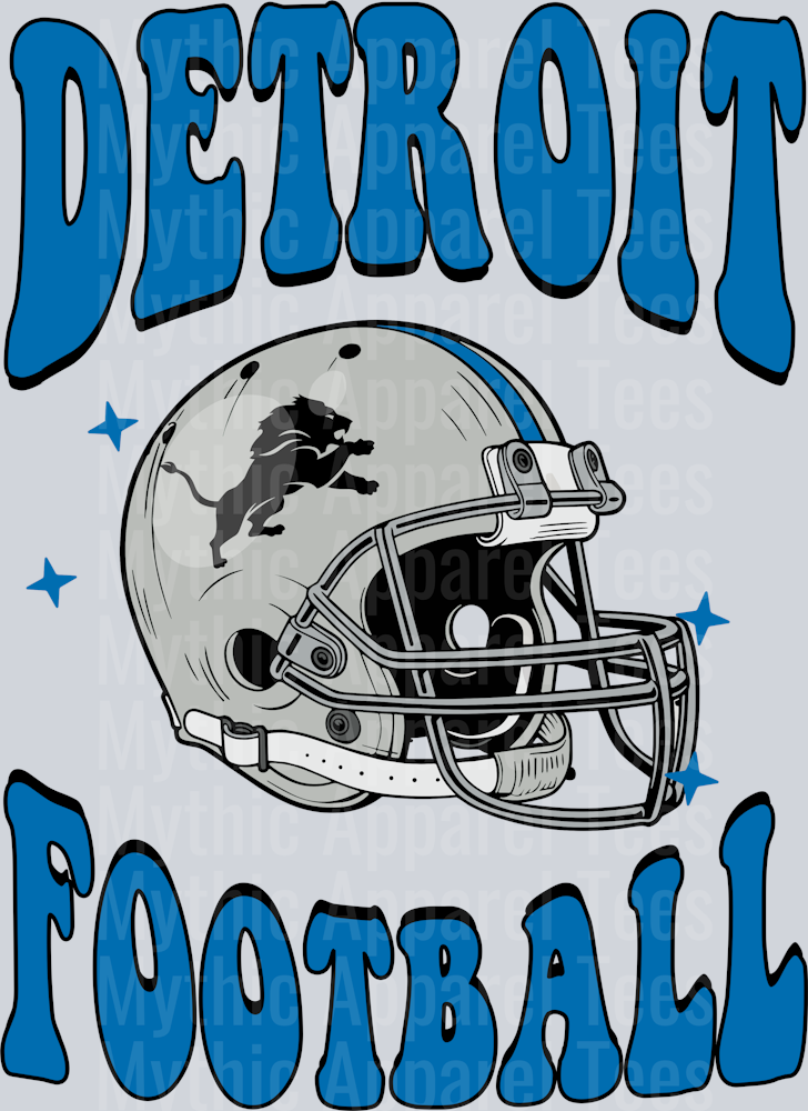 AZ1337 NFL FOOTBALL Detroit Lions football custom