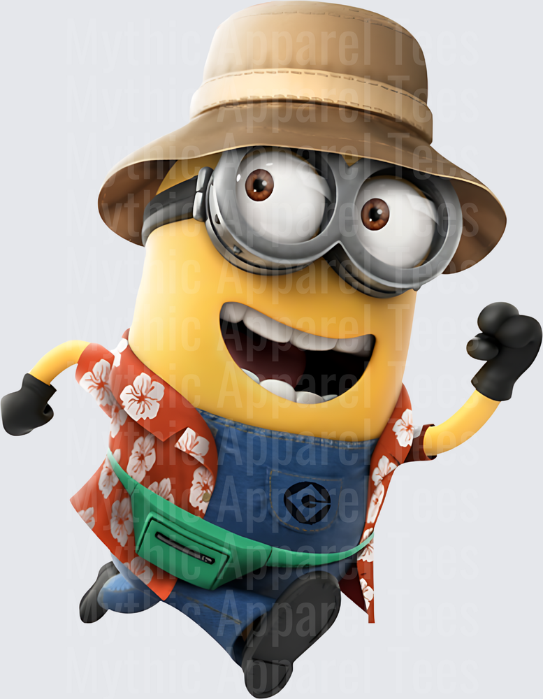 Minnions Tourist Bob Bucket Hat Hawaiian Shirt Fanny Pack