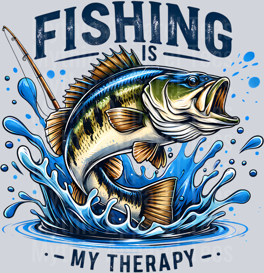 FISHING IS MY THERAPY PNG