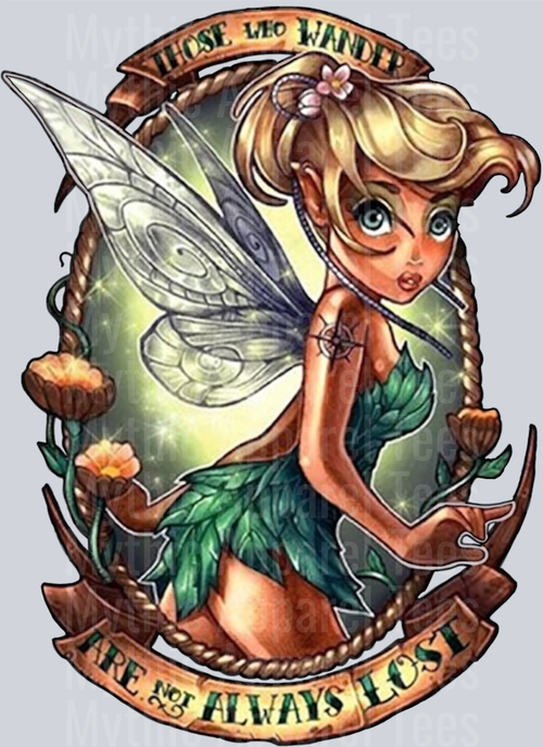 Tinkerbell Tattooed Baddies Disney Princess DTF Disney Transfers