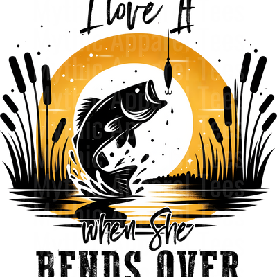 Fishing DTF Transfer