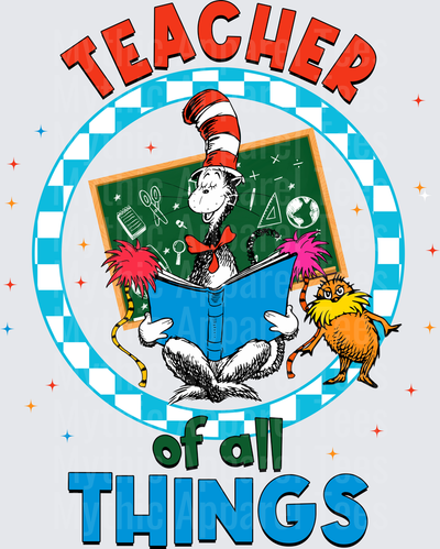DR Seuss Cat in the Hat Teacher of All Things with Lorax