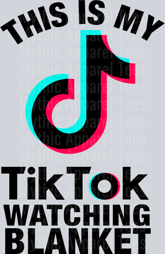 TIk Tok Watching Blanket Plain