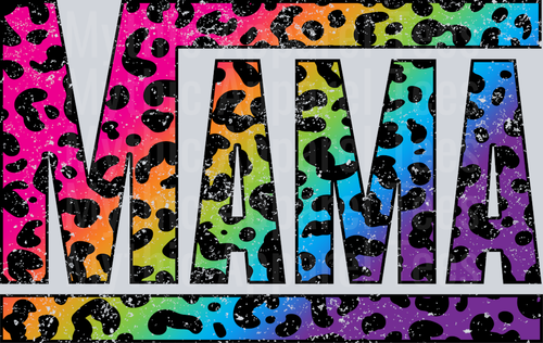 Rainbow Leopard Mama