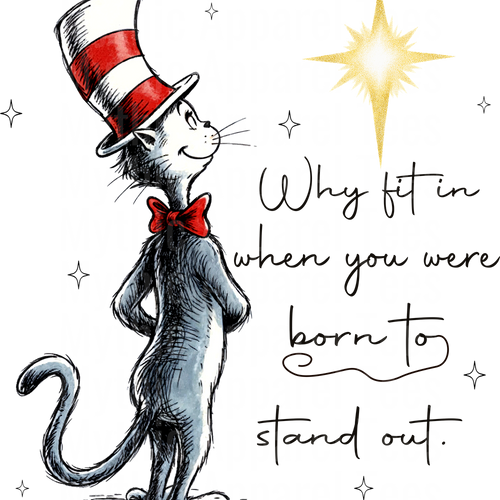 Dr Suess DTF Transfer
