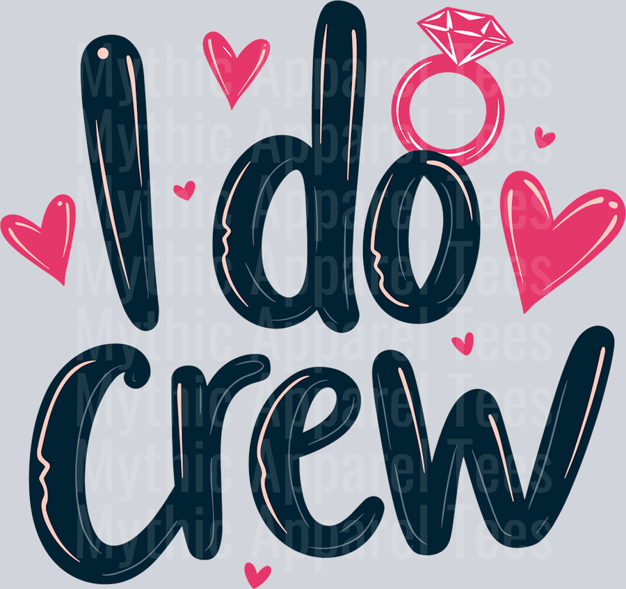 I do crew red hearts pink ring DTF I Do Crew Transfers