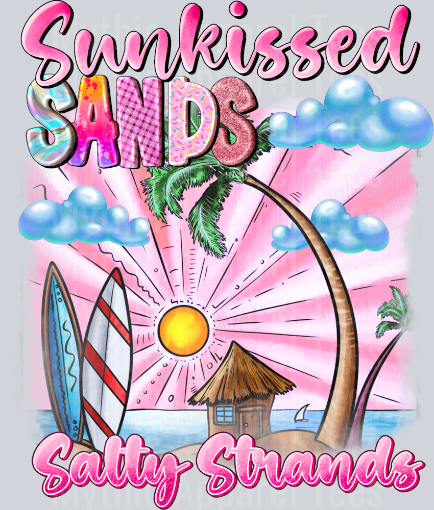 Sunkissed Sands Salty Strands Summer Beach
