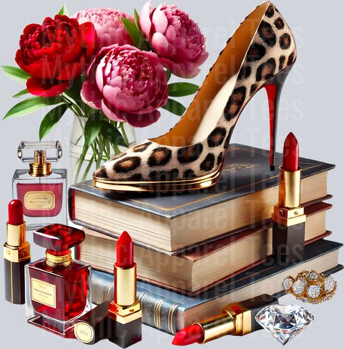 11 Leopard Heels Glam DTF Glam Transfers
