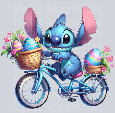 Stitch Easter Transfer 2 DTF Stitch Easter Transfers