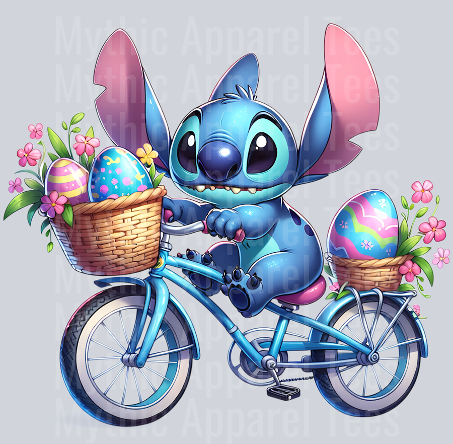 Stitch Easter Transfer 2 DTF Stitch Easter Transfers