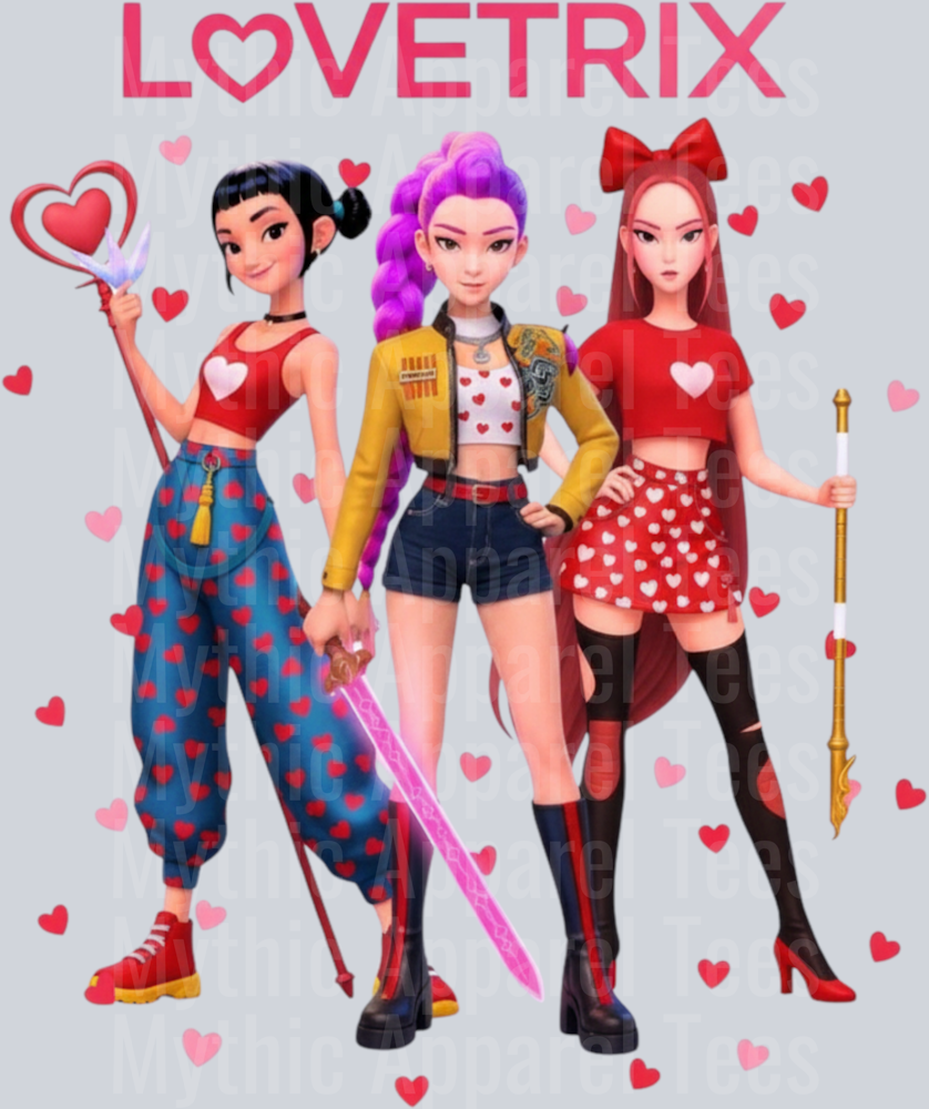 K-Pop Demon Hunters HUNTERX Valentines Day Transfers
