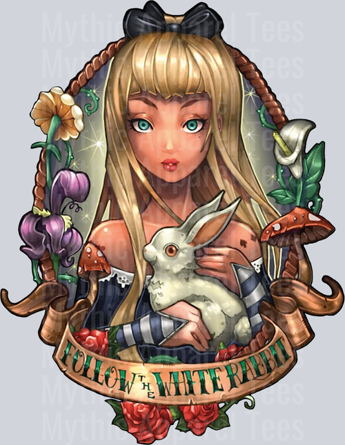 Alice Tattooed Baddies Disney Princess DTF Disney Transfers