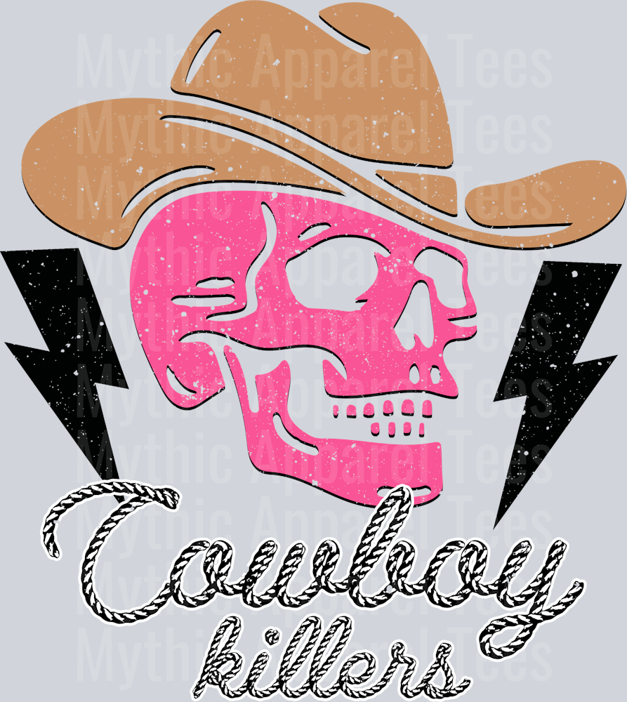Cowboy Killers Skull Western