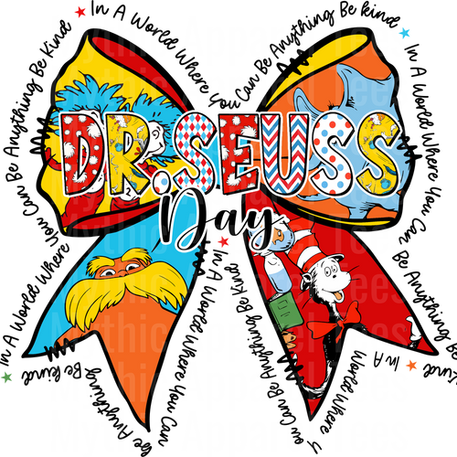 Dr Suess DTF Transfer