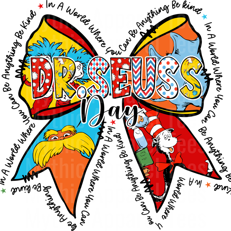 Dr Suess DTF Transfer